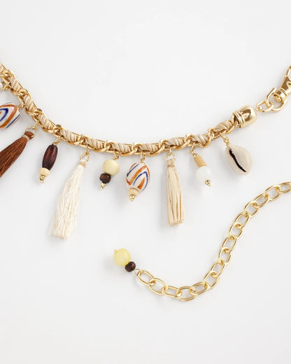 Chico's Classic | Novelty Beaded Chain Belt