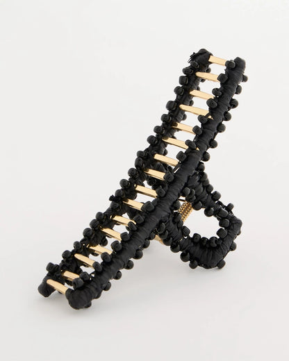 Chico's Value | Black Raffia Hair Clip