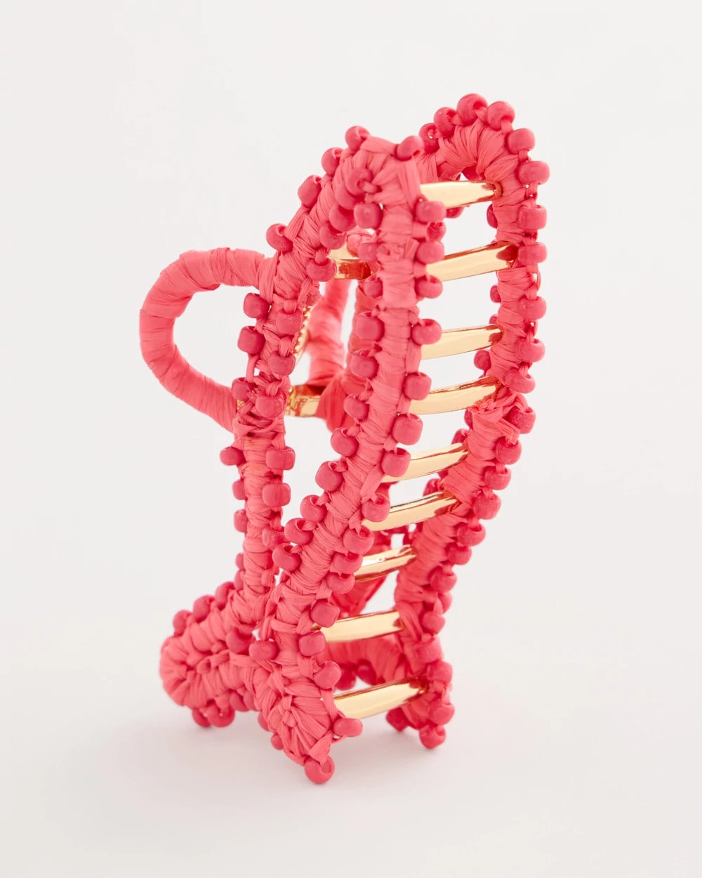Chico's Smart Buy | Coral Fish Raffia Hair Clip