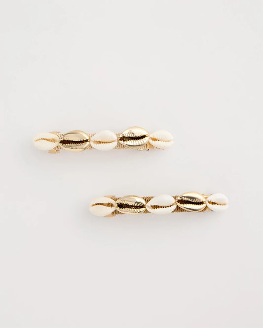 Chico's Exclusive | Seashell-Inspired Hair Clip Set