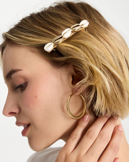 Chico's Exclusive | Seashell-Inspired Hair Clip Set