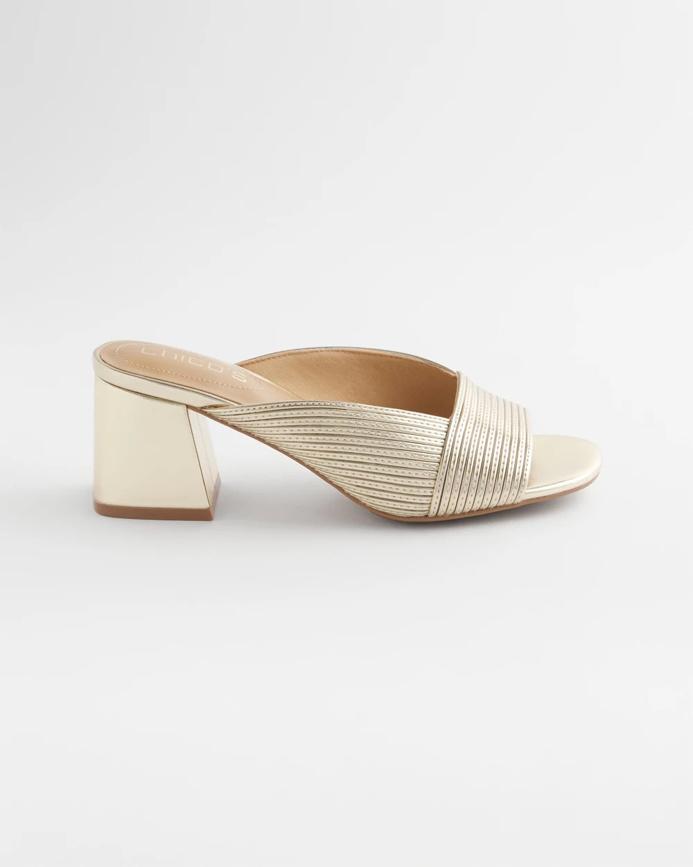 Chico's Popular | Vinia Metallic Rope Block Heels