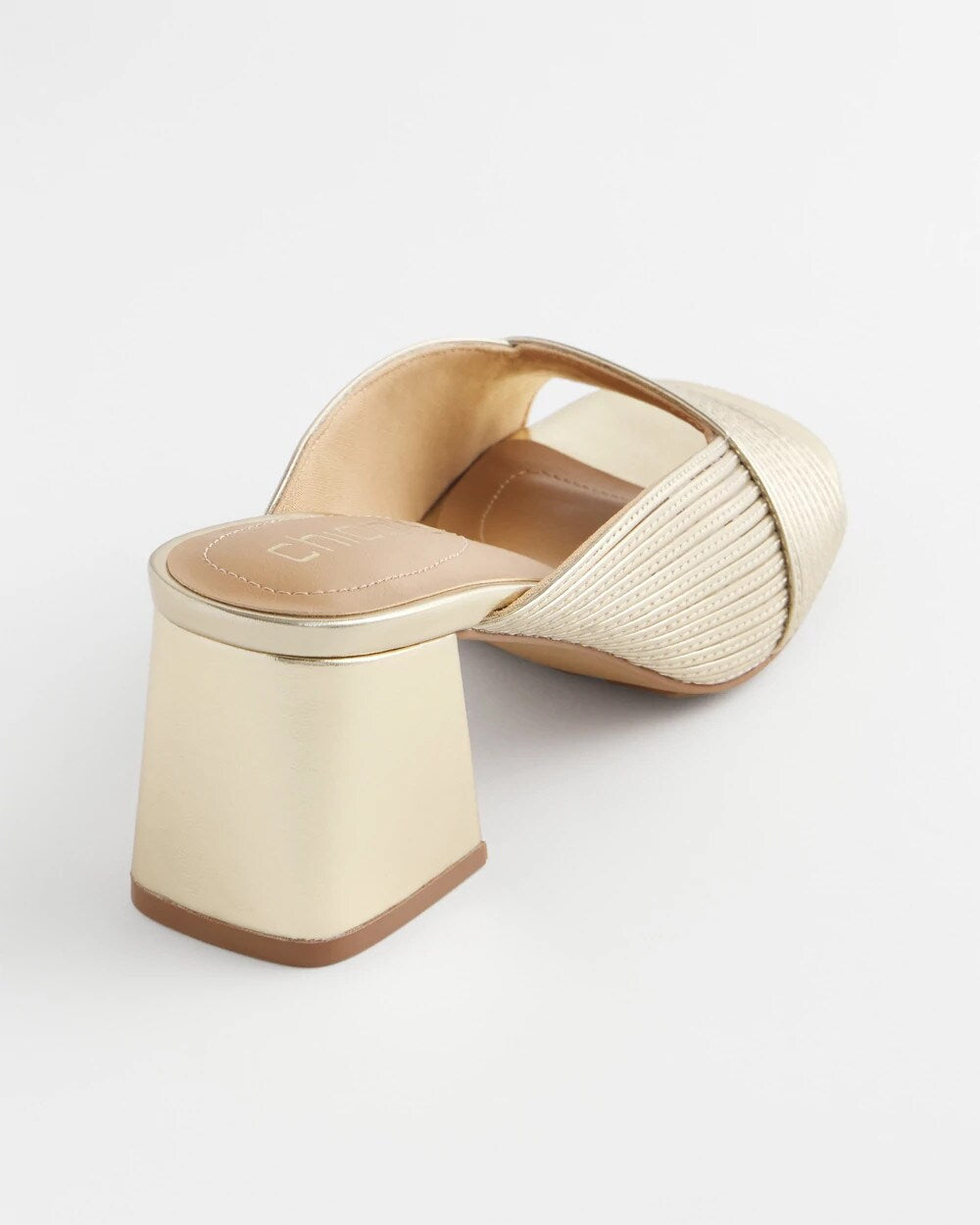 Chico's Popular | Vinia Metallic Rope Block Heels