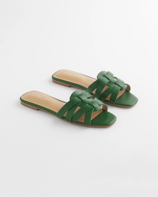 Chico's Value | Cassidy Cross-Strap Slide Sandals