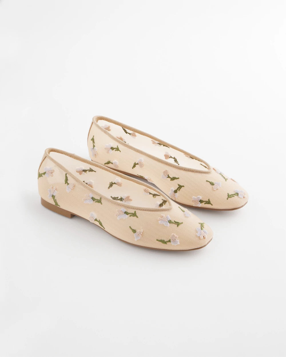 Chico's Trending | Orchid Embroidered Ballet Flats