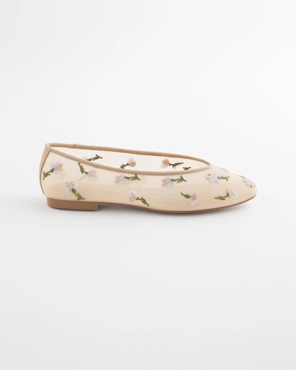 Chico's Trending | Orchid Embroidered Ballet Flats