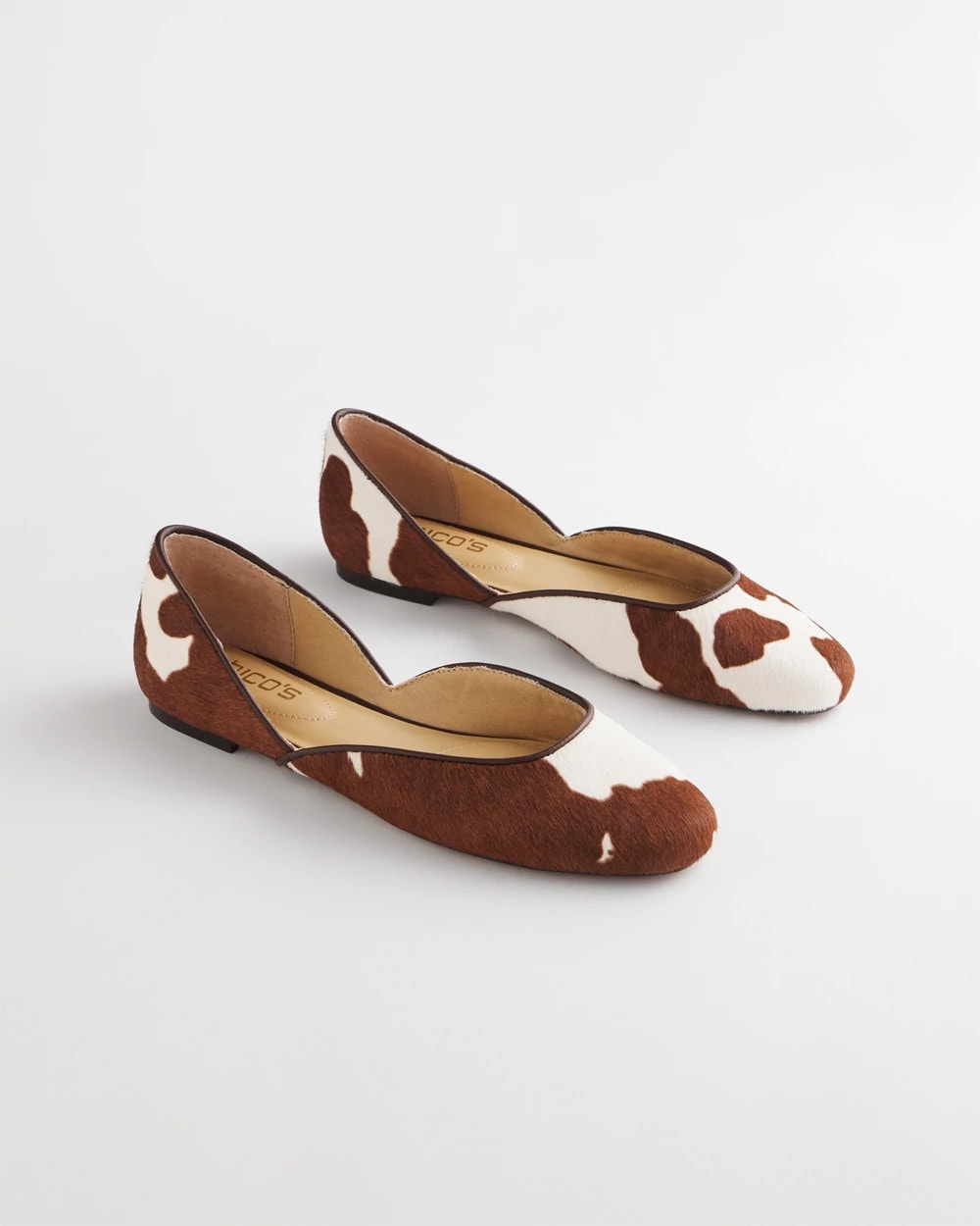 Chico's Discount | Sophie Pony Haircalf Leather Flats