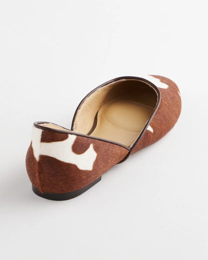 Chico's Discount | Sophie Pony Haircalf Leather Flats