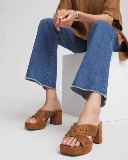 Chico's Sale | Vale Western Suede Block Heels
