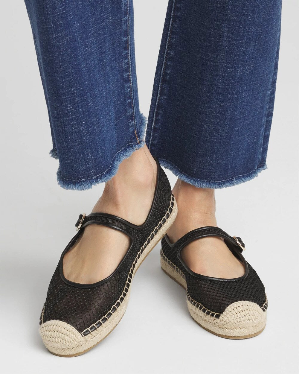 Chico's Value | Eliana Mesh Mary Jane Espadrille