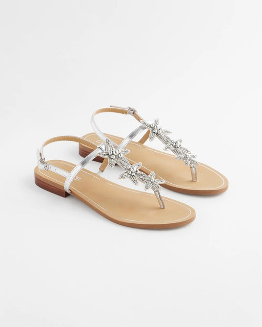 Chico's Signature | Beach Starfish T-Strap Sandals