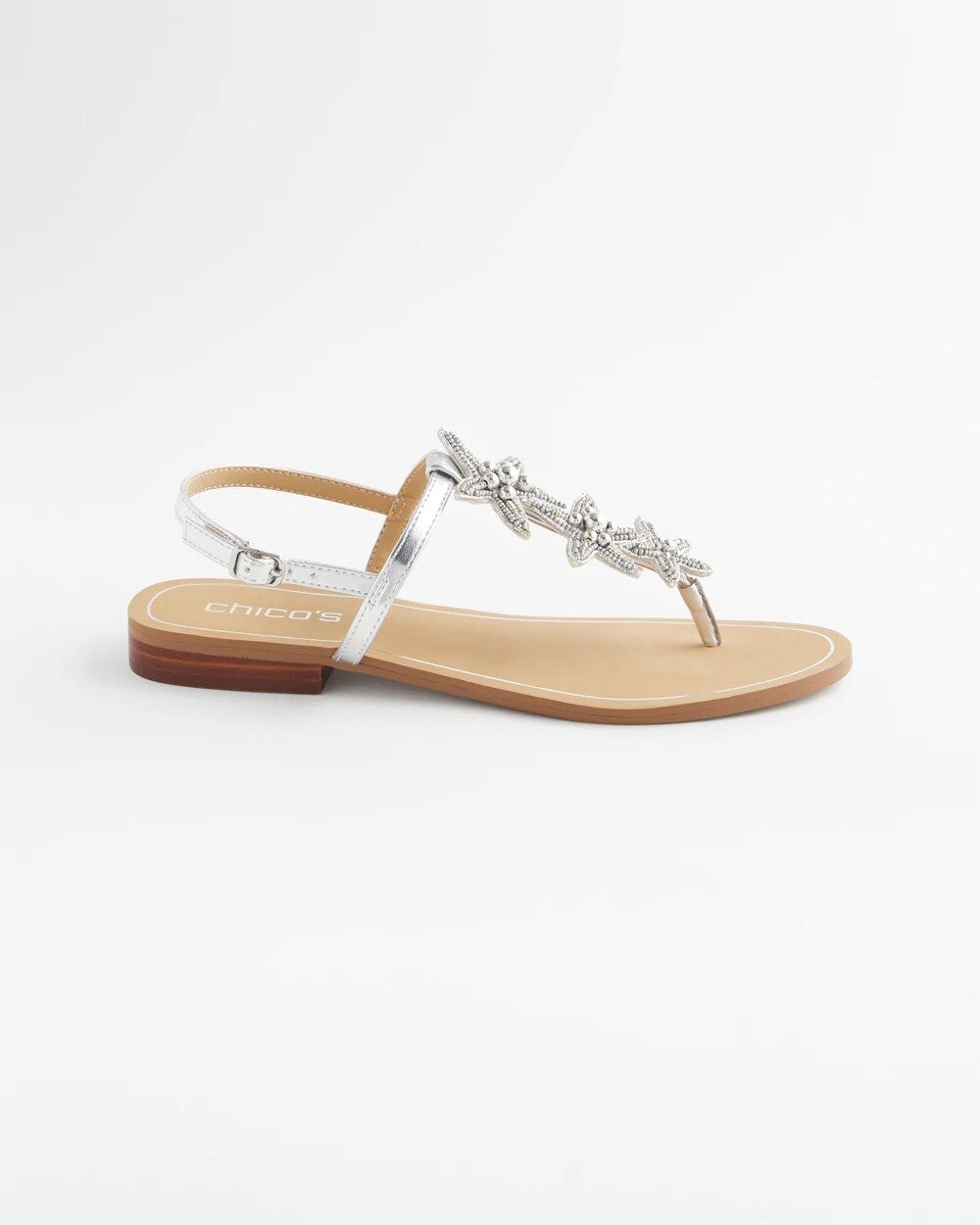 Chico's Signature | Beach Starfish T-Strap Sandals