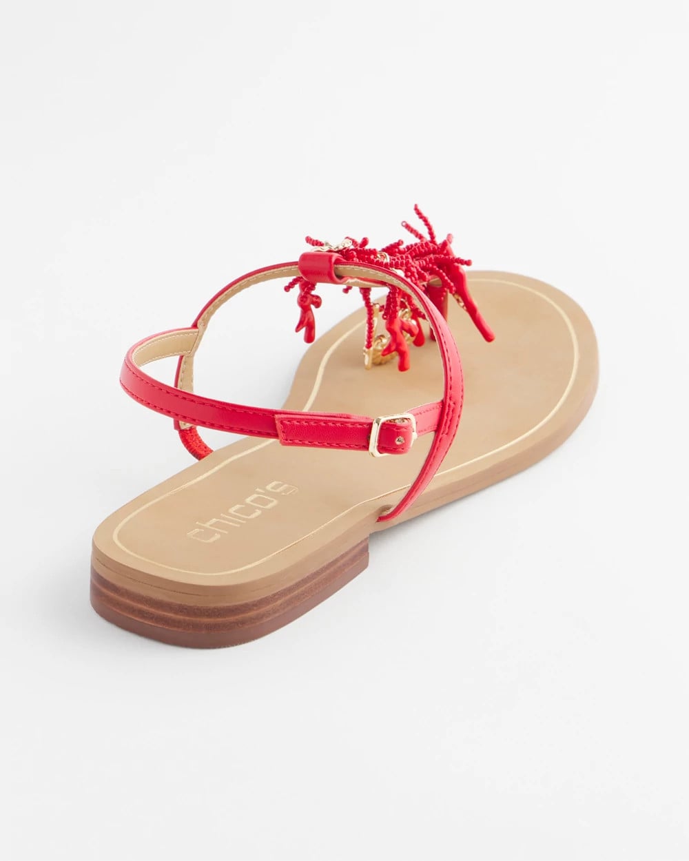 Chico's Discount | Coral Beach T-Strap Sandals