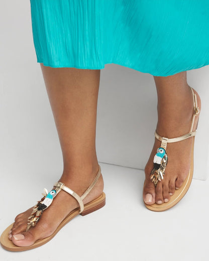 Chico's Discount | Beach Parrot T-Strap Sandals