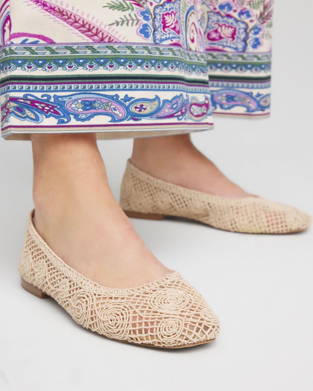 Chico's Special Offer | Cora Raffia Flats