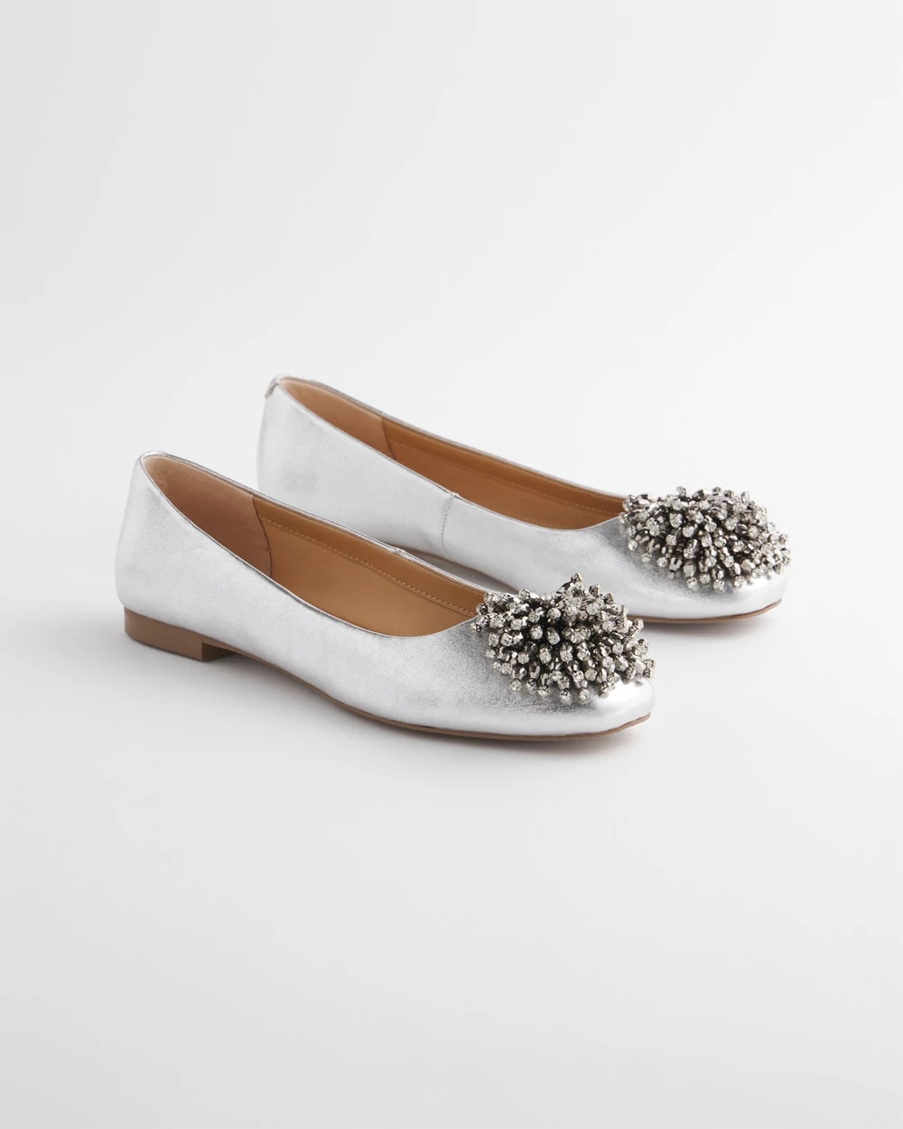 Chico's Hot Sale | Omega Beaded Ballet Flats