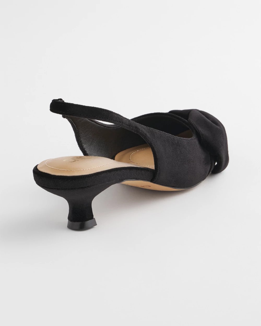 Chico's Recommended | Charm Velvet Bow Kitten Heels