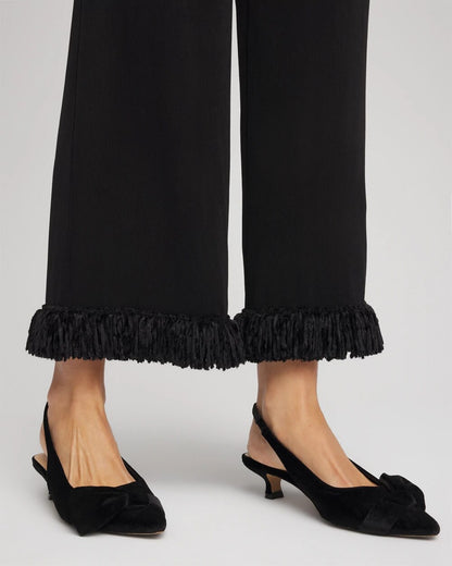 Chico's Recommended | Charm Velvet Bow Kitten Heels