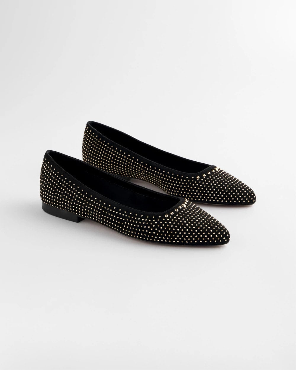 Chico's Quality | Suede Studded Flats