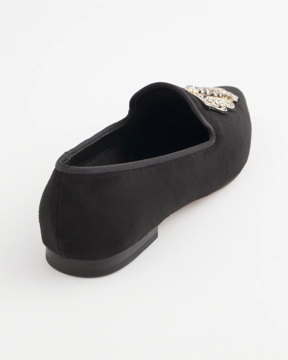 Chico's Premium | Black Microsuede Loafers
