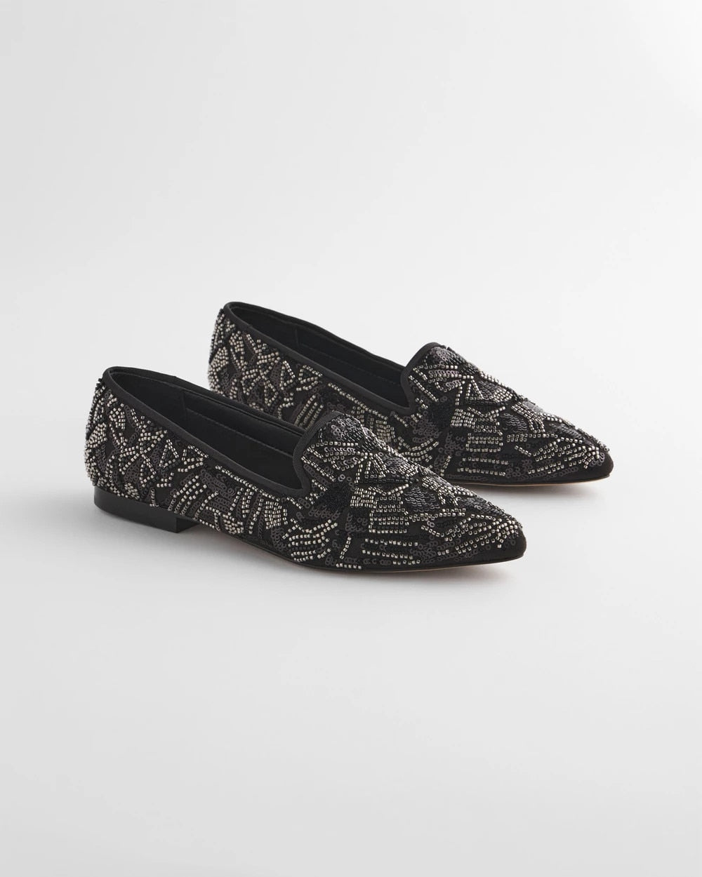 Chico's Featured | Gwyn Art Deco Beaded Flats