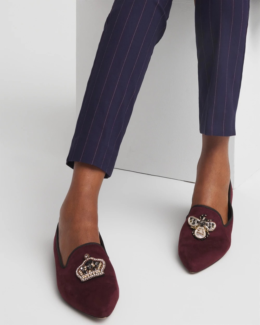 Chico's Hot Sale | Grace Queen Bee Slip-On Loafers
