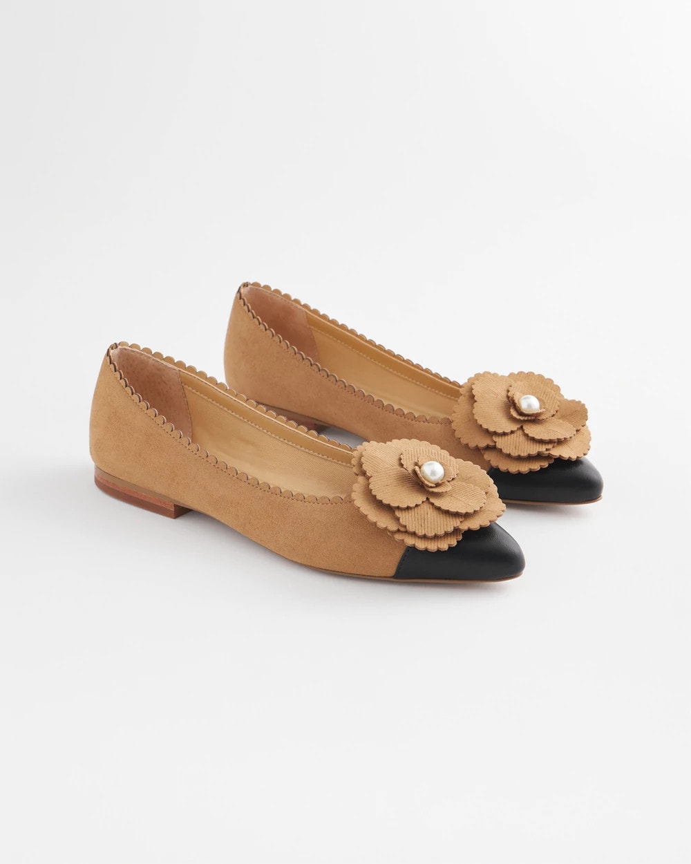 Chico's Recommended | Microsuede Ballet Flats