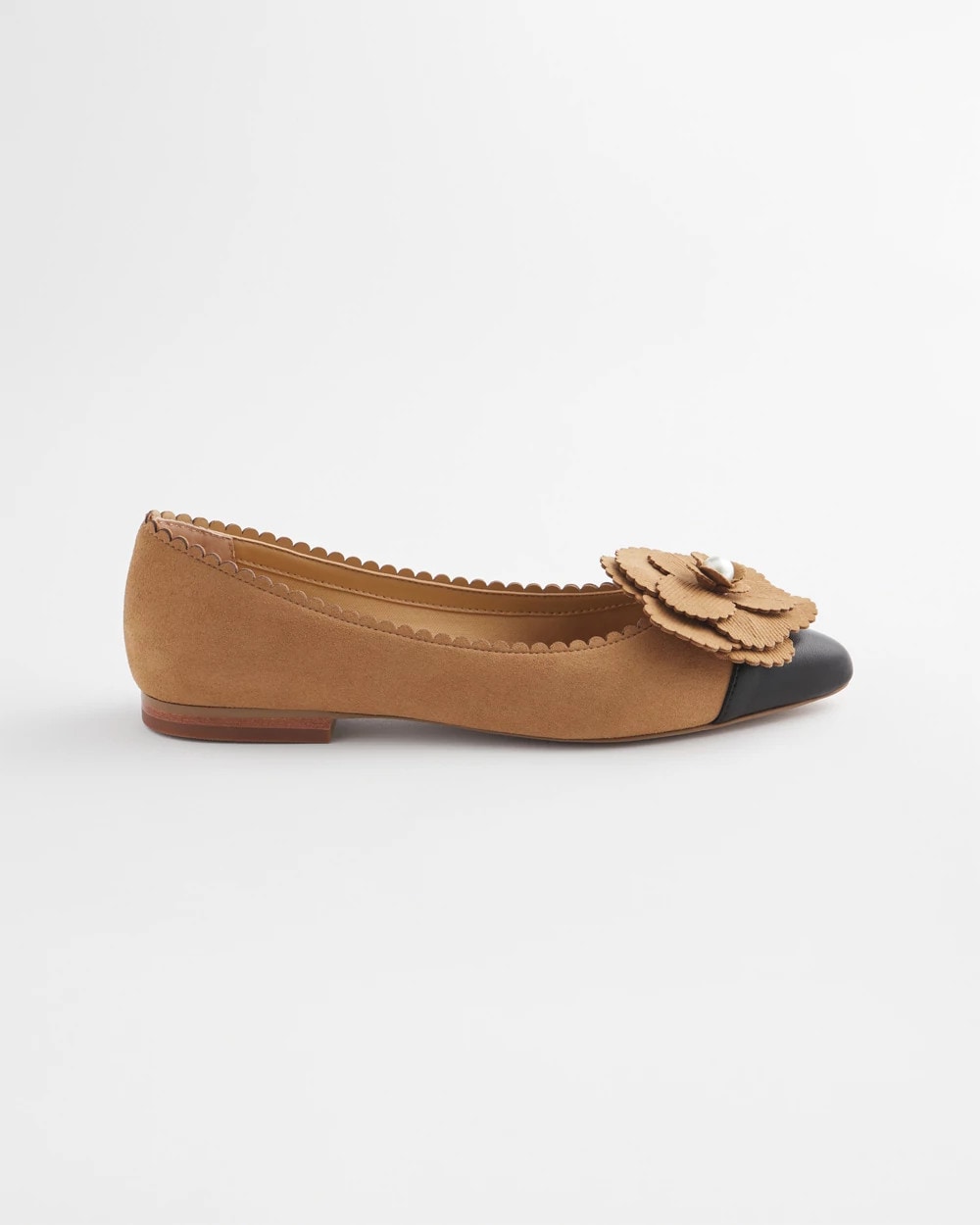 Chico's Recommended | Microsuede Ballet Flats