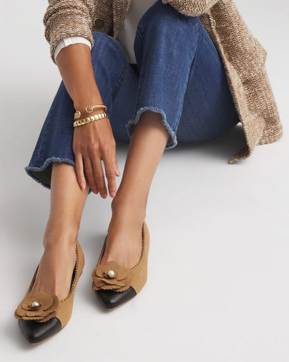 Chico's Recommended | Microsuede Ballet Flats