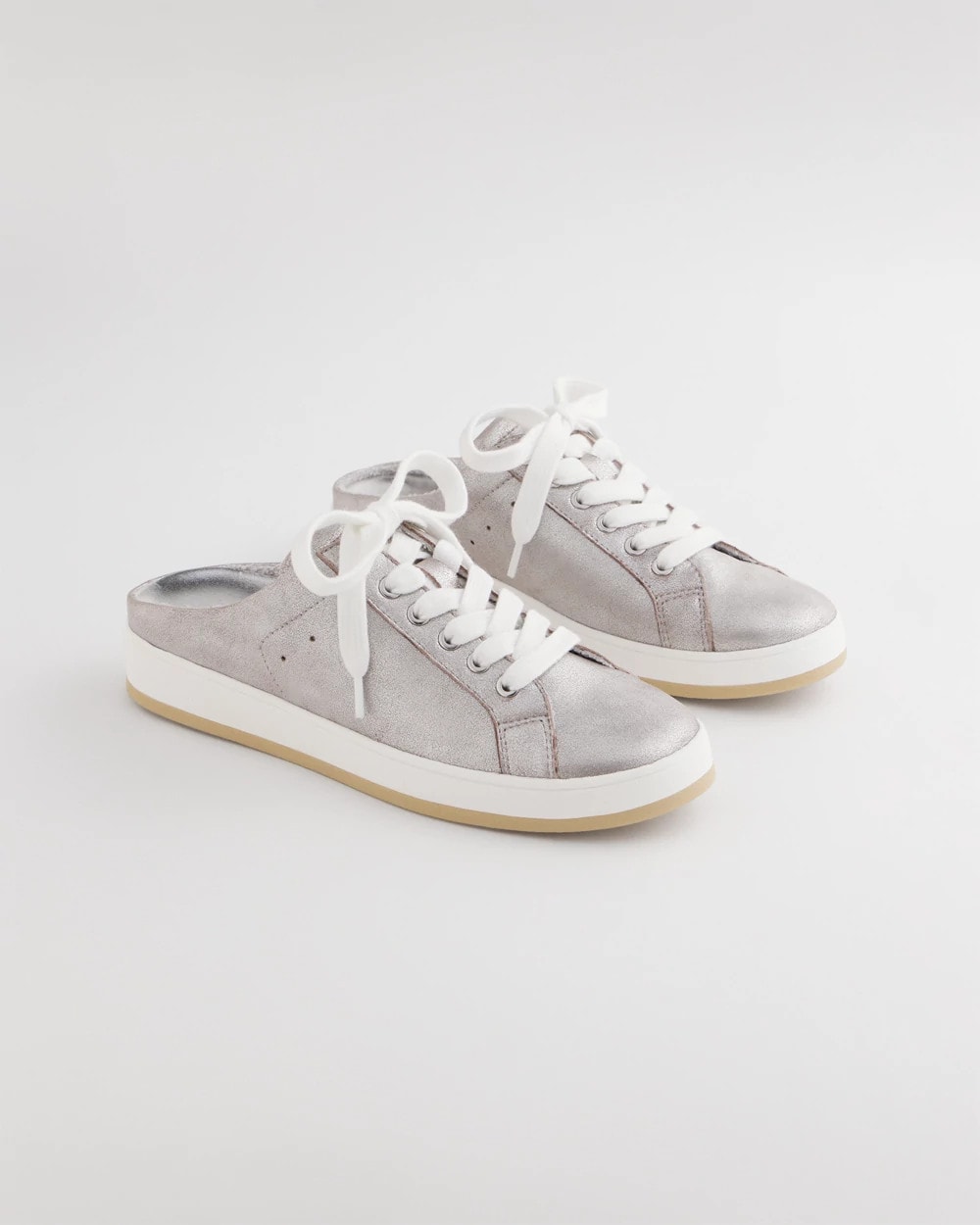 Chico's Recommended | Metallic Snap Slip-On Sneakers