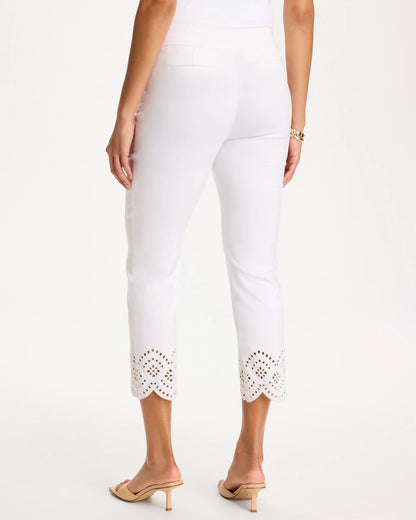 Chico's Great Value | Petite Brigitte™ Slim Scalloped Ankle Pants