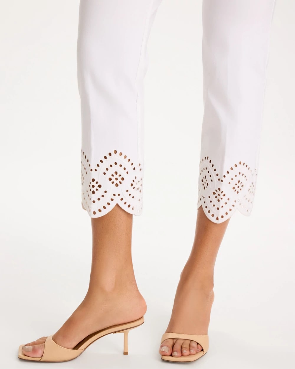 Chico's Great Value | Petite Brigitte™ Slim Scalloped Ankle Pants