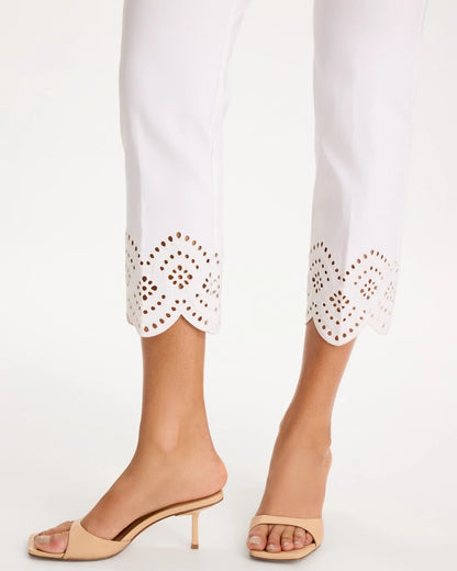 Chico's Great Value | Petite Brigitte™ Slim Scalloped Ankle Pants