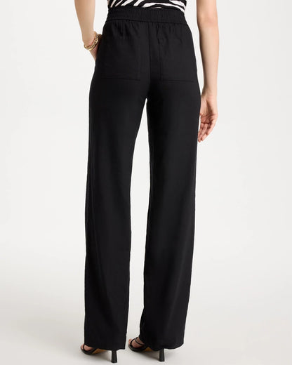 Chico's Recommended | Pull-On Wide-Leg Linen Pants