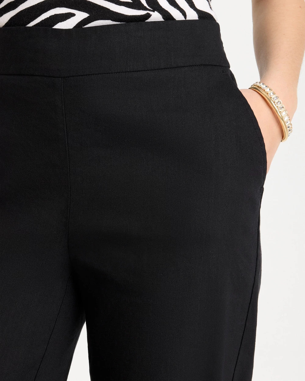 Chico's Recommended | Pull-On Wide-Leg Linen Pants