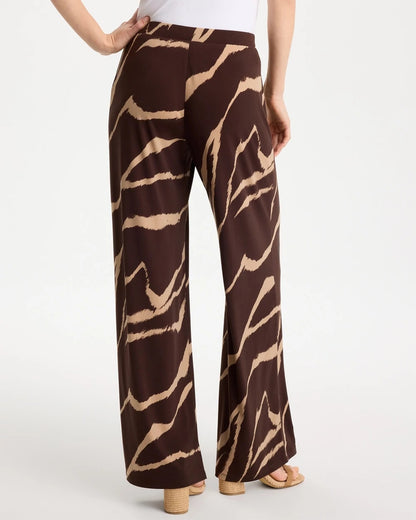 Chico's Premium | Travelers™ Zebra Knit Wide-Leg Pants