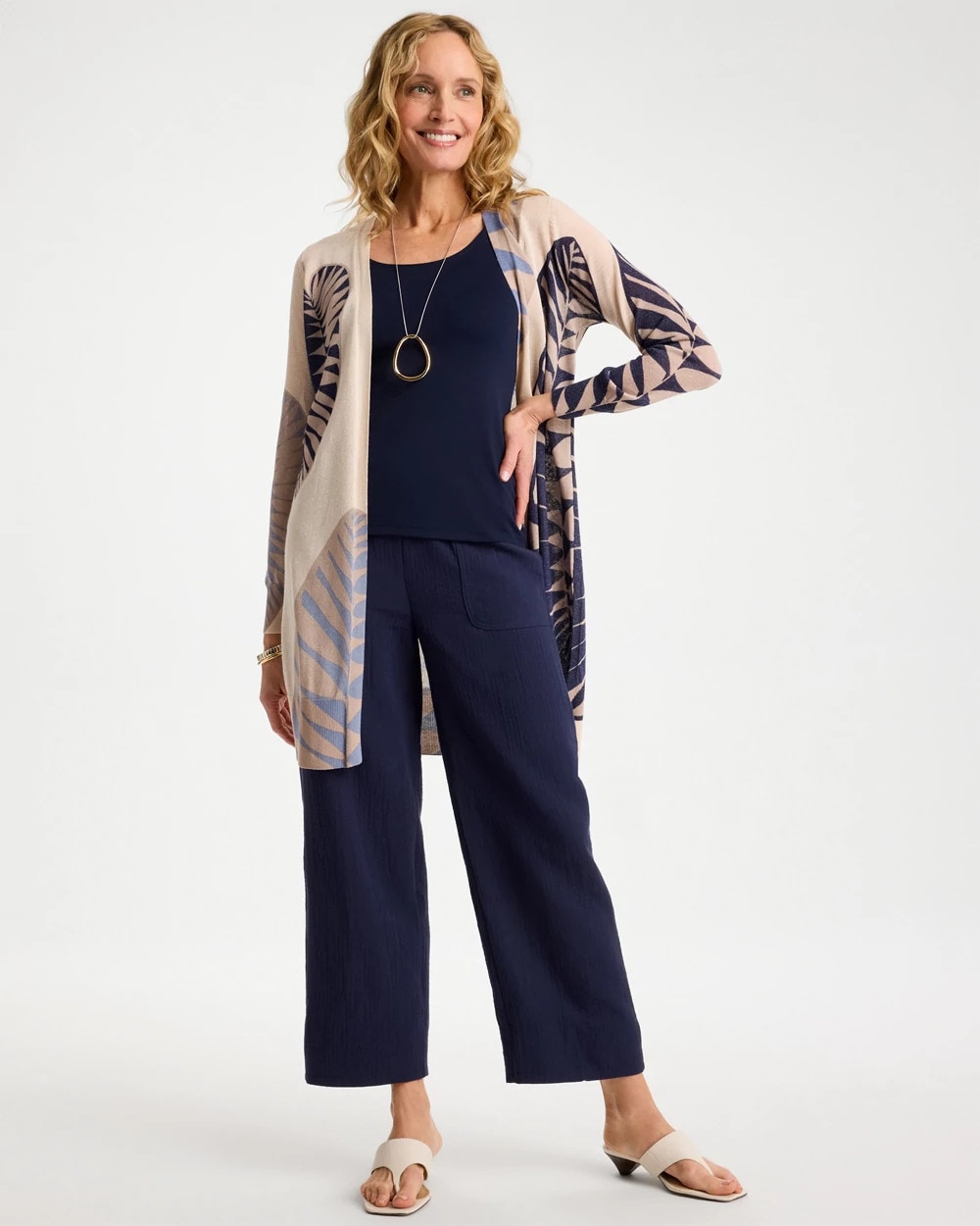 Chico's Top Pick | Cotton Gauze Tapered Crop Pant
