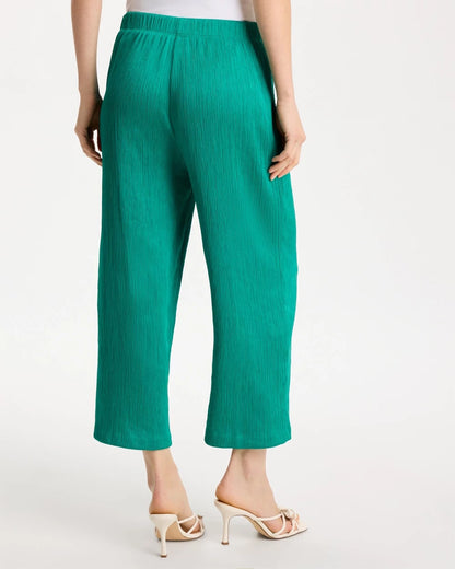 Chico's Sale | Petite Travelers™ Crinkle Textured Crop Pants