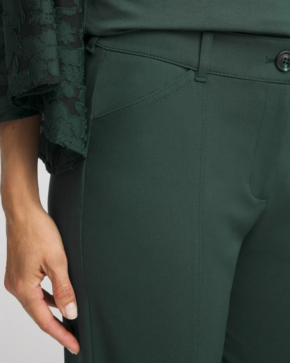 Chico's Sale | Petite Bi-Stretch Straight Ankle Pants