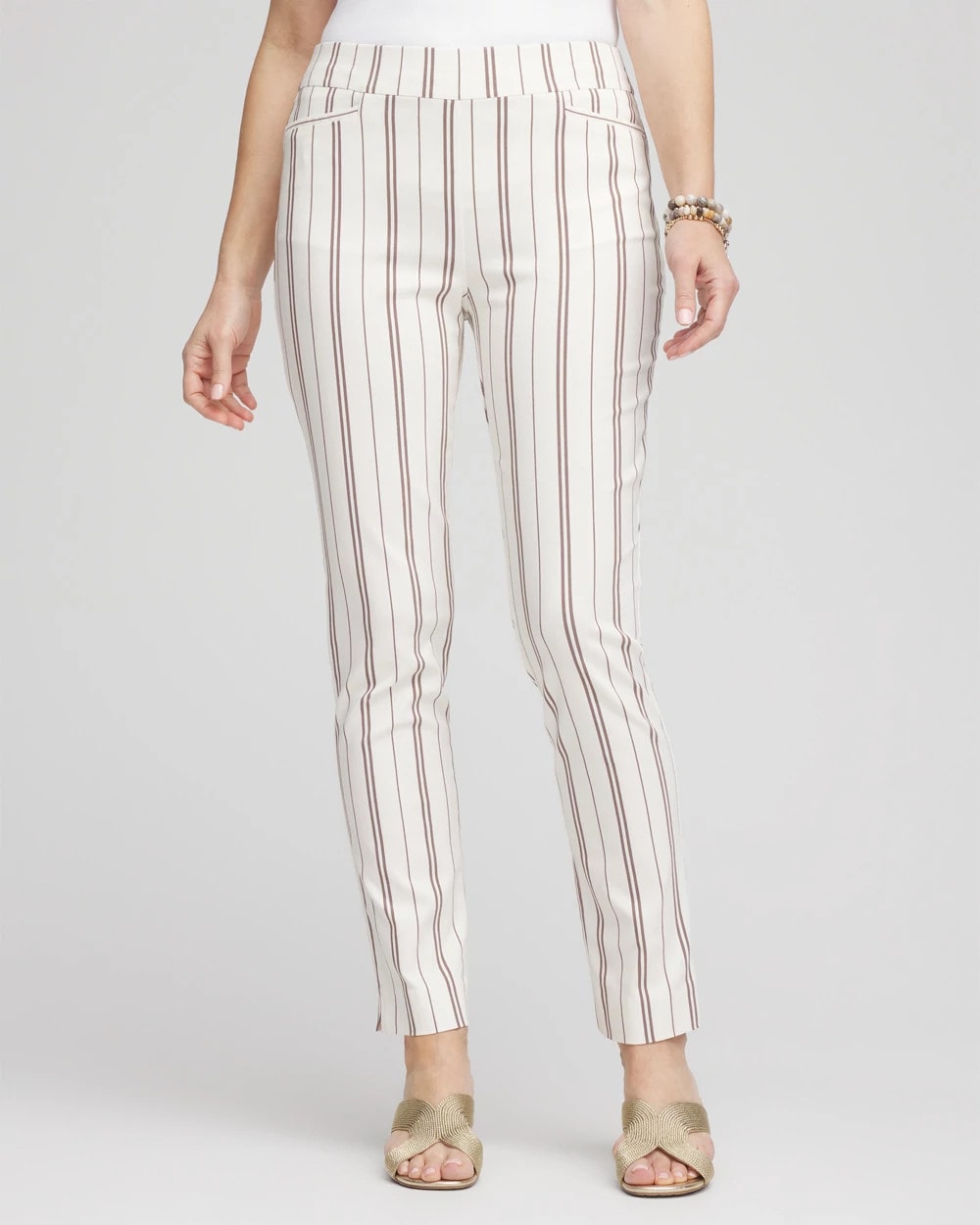 Chico's Special Offer | Petite Brigitte™ Striped Ankle Pants