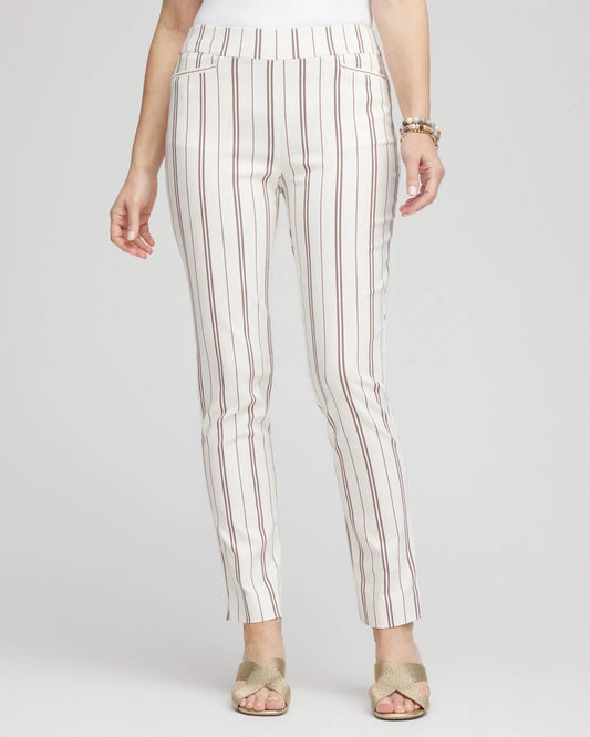 Chico's Special Offer | Petite Brigitte™ Striped Ankle Pants