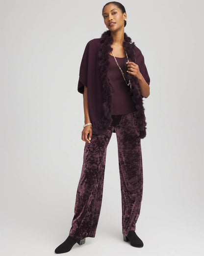 Chico's Deals | Crushed Velvet Wide-Leg Pants