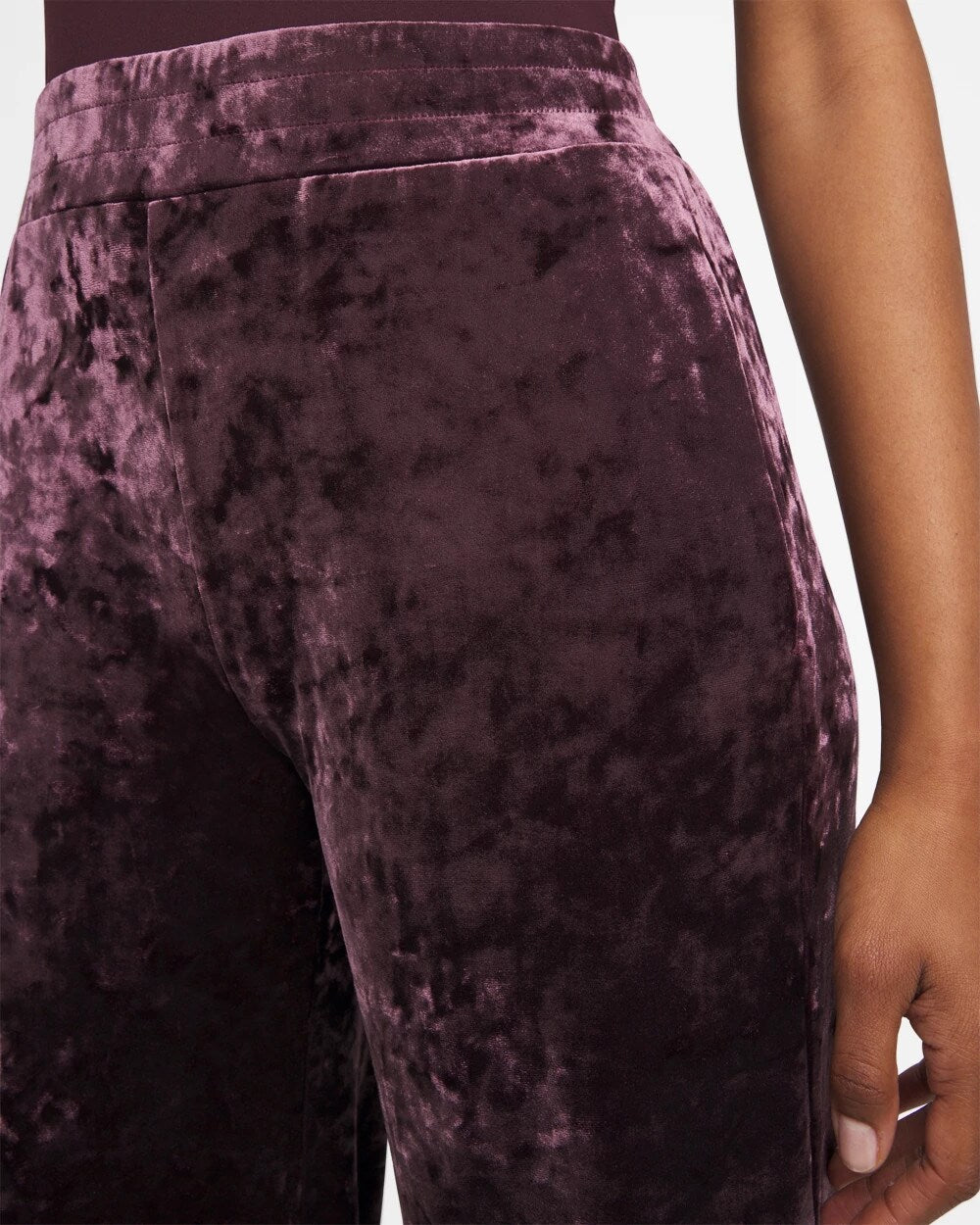 Chico's Deals | Crushed Velvet Wide-Leg Pants