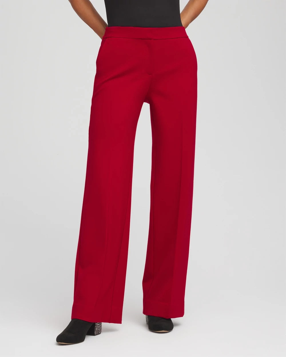 Chico's Trending | Emme Wide-Leg Trouser Ponte Pants