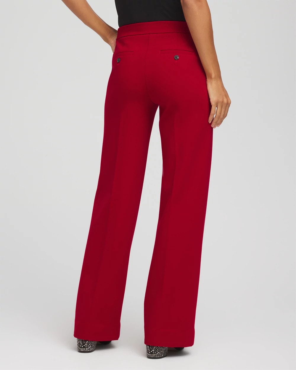 Chico's Trending | Emme Wide-Leg Trouser Ponte Pants