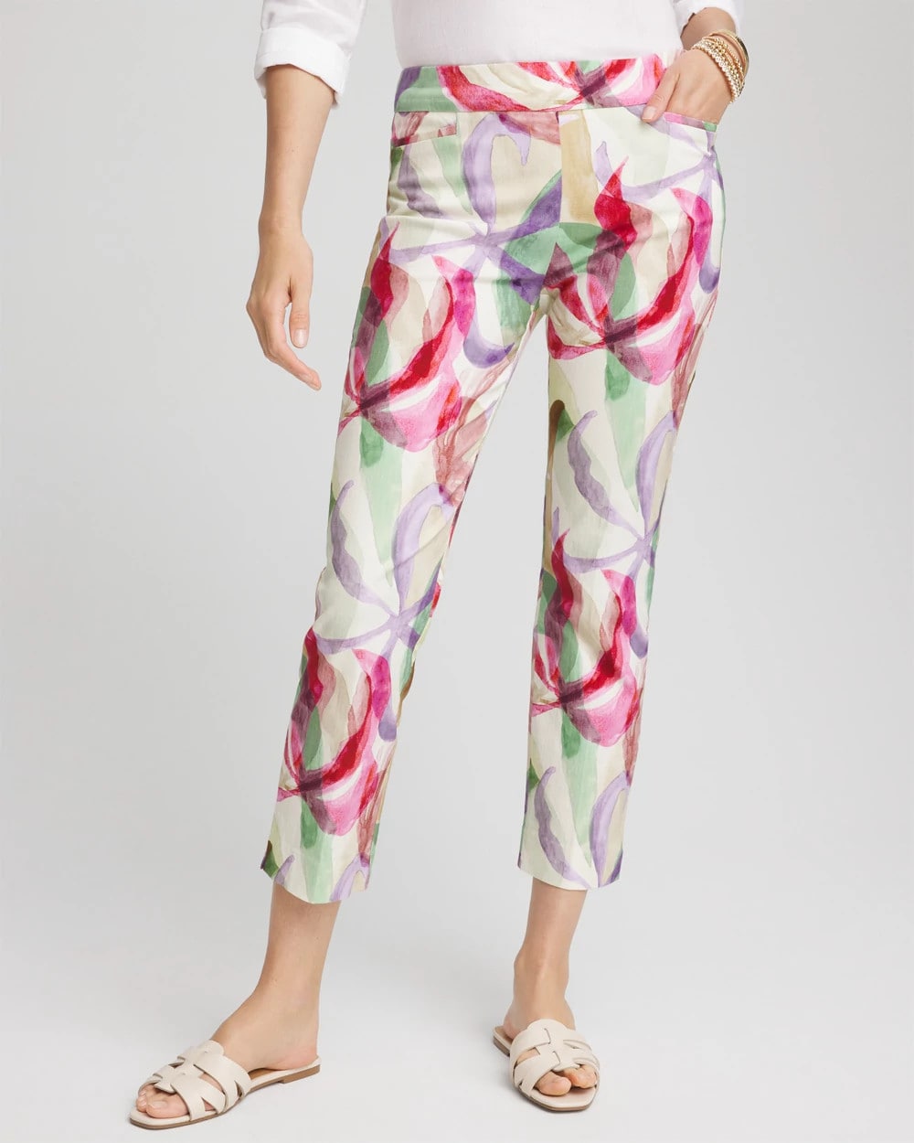 Chico's Trending | Brigitte™ Slub Slim Cropped Pants
