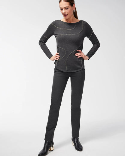 Chico's Latest | Juliet Trim Detail Ponte Pants