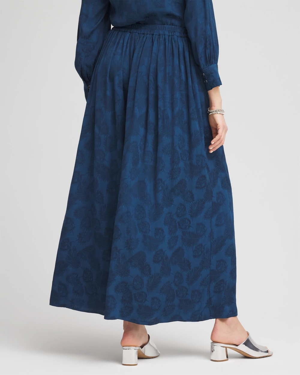 Chico's Hot Sale | Jacquard Culotte Wide-Leg Pants