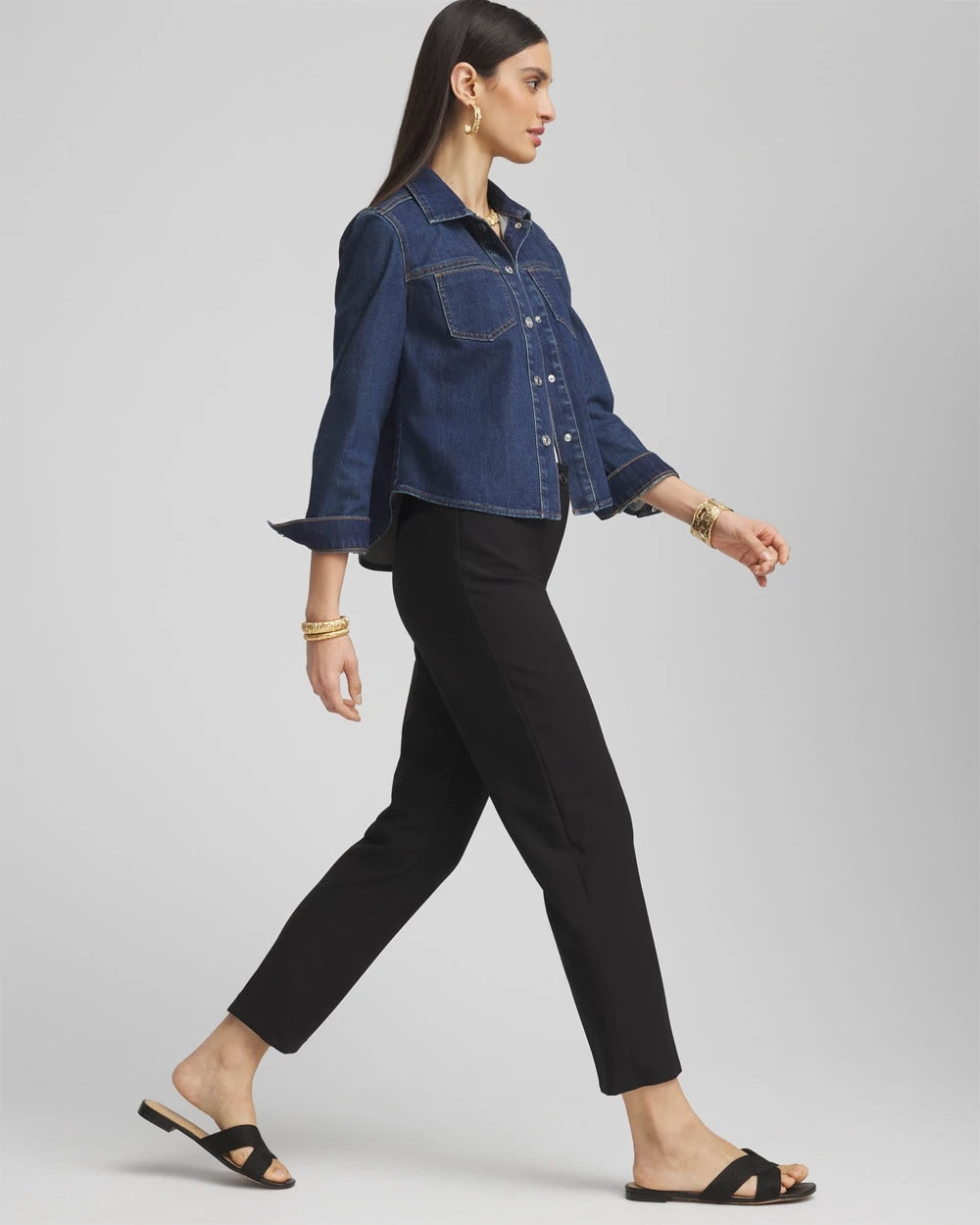 Chico's Customer Favorite | Lightweight Juliet Straight Ankle Pants