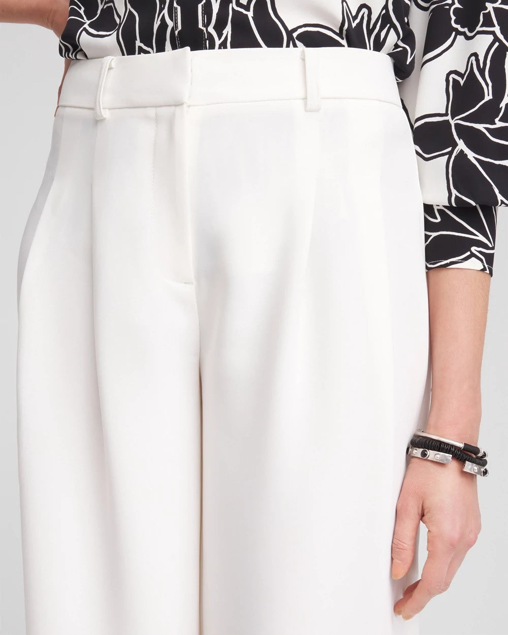 Chico's Everyday | Crepe Pleated Relaxed Pants